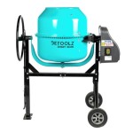 Betoniera Detoolz DZ-C327, capacitate 180 litri, putere 1000W, coroana fonta, cu roti