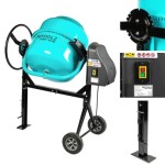 Poza Betoniera Detoolz DZ-C327, capacitate 180 litri, putere 1000W, coroana fonta, cu roti. Poza 42560