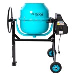 Betoniera Detoolz DZ-C326-G02, capacitate 160 litri, putere 1000W, coroana fonta, cu roti