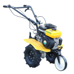 Motocultor ProGARDEN Campo 703 7CP, 2+1 trepte, roti 4.00-8, 2+1 freze, benzina, curele, transmisie aluminiu