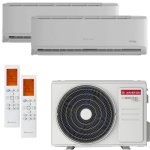 Aer conditionat dublu split Ariston Alys 40 Inverter 2 x 12000 BTU, WiFi integrat, Clasa A++/A+, Ultra Silent