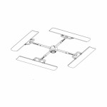 Poza Deflector aer conditionat tip caseta DOX ACD-C extensibil, reglabil, compatibil universal, 75,5–93 x75,5-93 cm, alb. Poza 44133