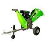 Poza Tocator crengi Micul Fermier MF-MO1010-S001-G01, motor benzina 15 CP, diametru maxim taiere 150 mm, cu carlig de remorcare, pentru rumegus. Poza 43913