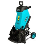 Tocator crengi si resturi vegetale Detoolz DZ-SE1005-G01, motor electric 2.5 kW, diametru maxim taiere 45 mm, cu sac colector 45L