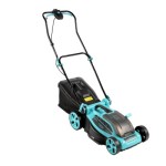 Masina de tuns gazon Detoolz DZ-SE229, doua porturi 18V, latime de taiere 38cm, colector 36L