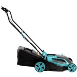 Poza Masina de tuns gazon Detoolz DZ-SE229, doua porturi 18V, latime de taiere 38cm, colector 36L. Poza 44352