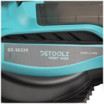 Poza Masina de tuns gazon Detoolz DZ-SE229, doua porturi 18V, latime de taiere 38cm, colector 36L. Poza 44361