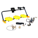 Poza Cositoare frontala rotativa cu 3 discuri pentru minitractoare ProGARDEN Campo T18 G2, G2.1, V25.1. Poza 44419