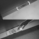 Poza Rigola dus cu gratar din otel inoxidabil, TECELineo, 100 cm. Poza 33729