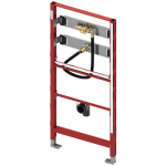 Poza Cadru fixare pisoar, Tece 9320008, 112 x 50 cm cu supapa spalare. Poza 44705