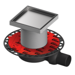 Poza Sifon de pardoseala Tece Drainpoint cu inaltator, 1 iesire D 50 mm, 1 intrare D 40 mm. Poza 44845